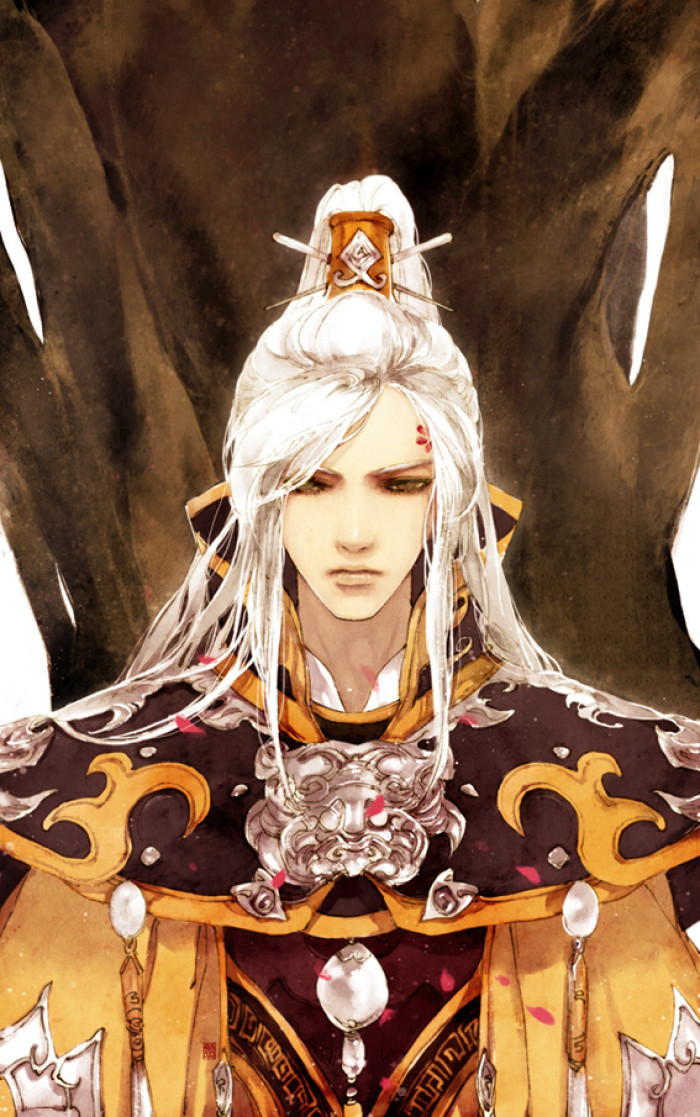 古風(fēng)精美插畫，細(xì)膩精品手繪插畫