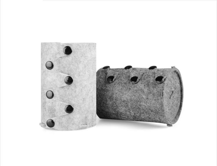 簡易實(shí)用羊毛氈筆筒，創(chuàng)意環(huán)保筆筒