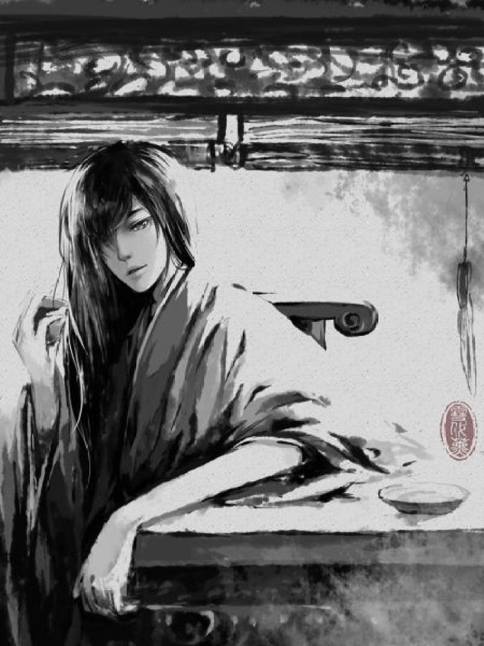 精美古風(fēng)服飾插畫，家佳樂文學(xué)手繪插畫