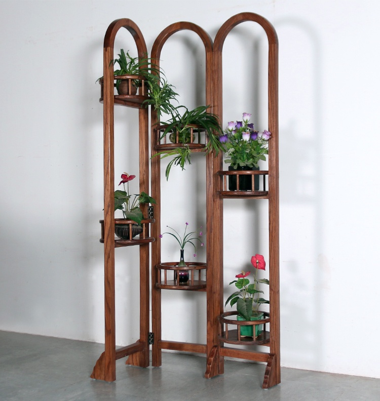 簡約花藝雅韻屏風，百搭中式屏風