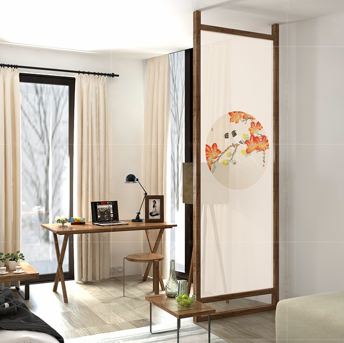 隔斷裝飾屏風，精致中式屏風