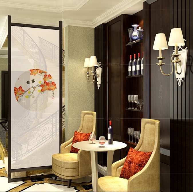 隔斷裝飾屏風，精致中式屏風