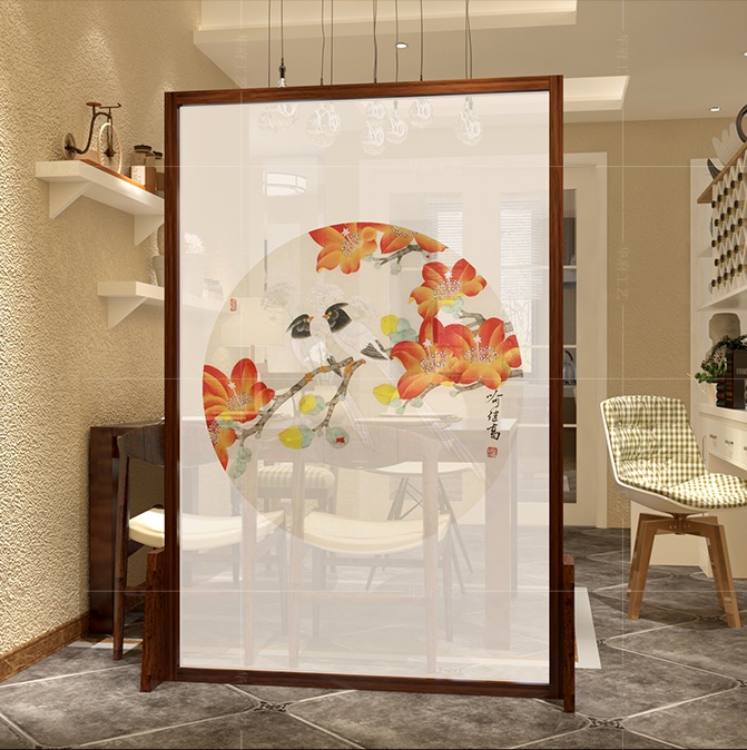 隔斷裝飾屏風，精致中式屏風