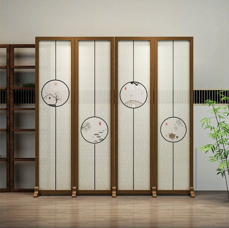 憶江南雅韻屏風，愜意雅致中式屏風