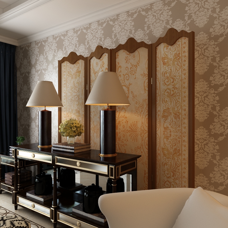 歐式簡(jiǎn)約屏風(fēng)，簡(jiǎn)約布藝屏風(fēng)