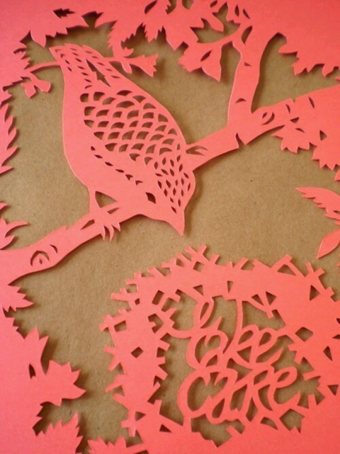 精致有趣的手工剪紙，中國(guó)紅剪紙藝術(shù)