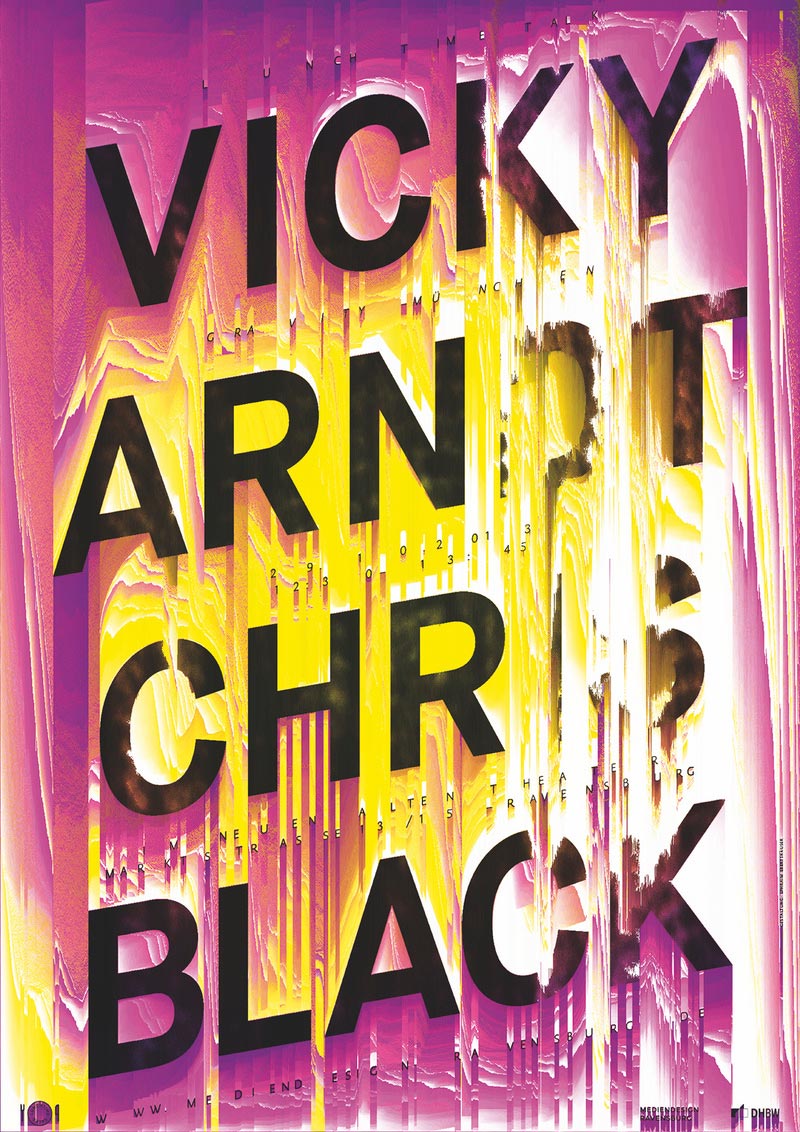 視覺沖擊海報，三維視角海報設計