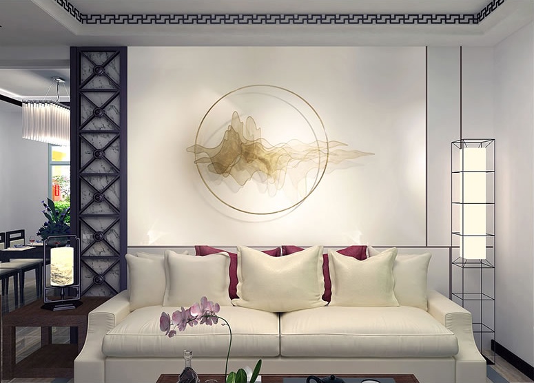 天水一色簡(jiǎn)約工藝品，精美華貴壁掛裝飾工藝品