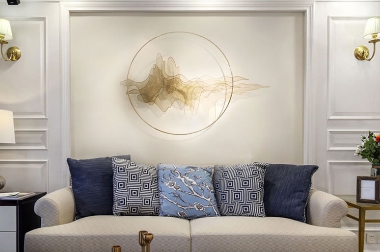 天水一色簡(jiǎn)約工藝品，精美華貴壁掛裝飾工藝品