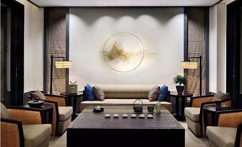 天水一色簡(jiǎn)約工藝品，精美華貴壁掛裝飾工藝品