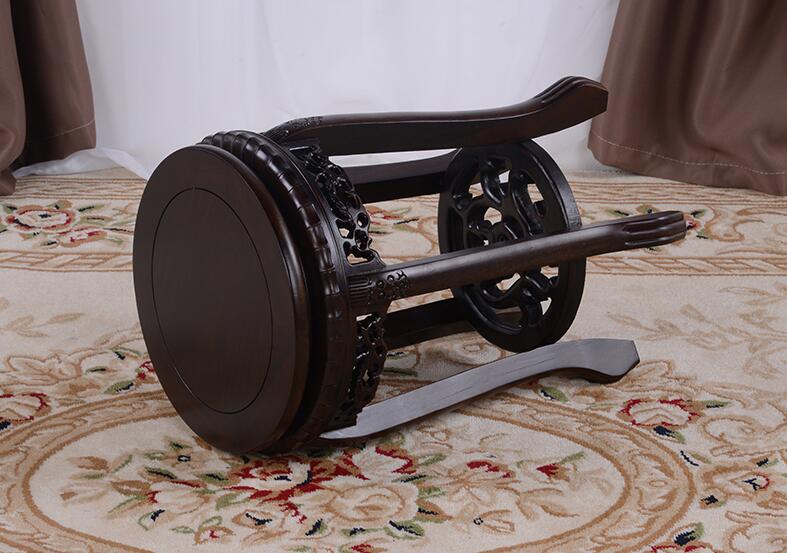 中式仿古家用鼓凳，實木繡墩古箏凳子