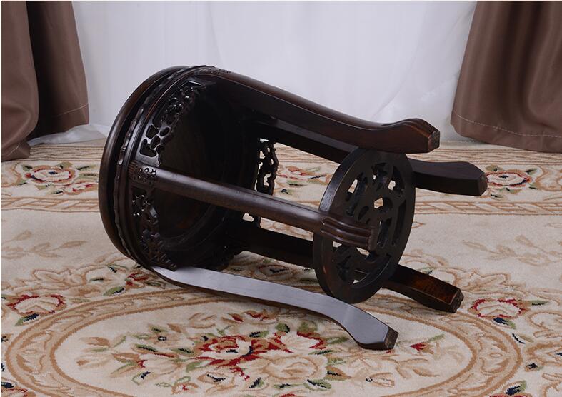 中式仿古家用鼓凳，實木繡墩古箏凳子