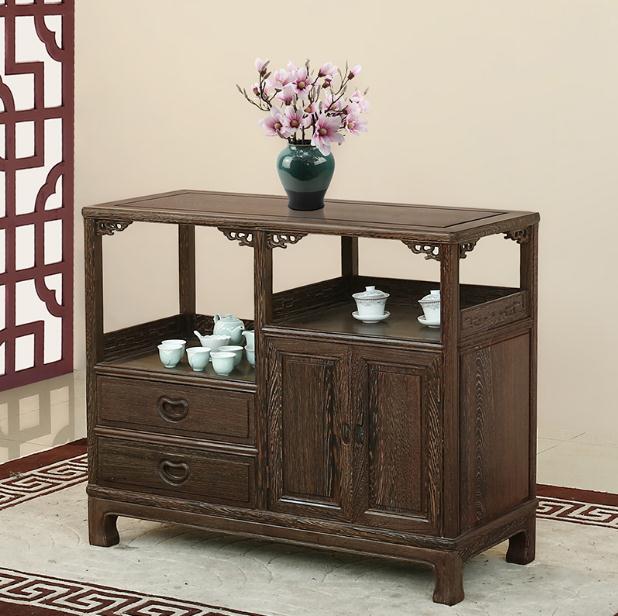 明清古典雞翅木柜子，中式仿古實(shí)木原木儲物柜