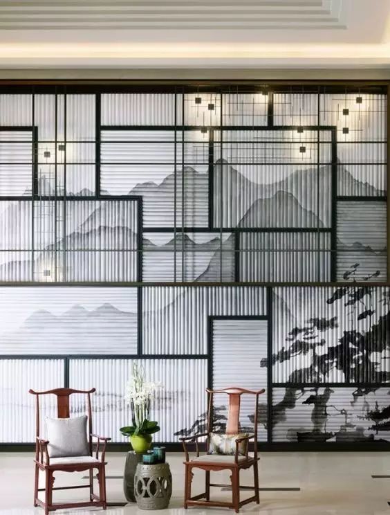 屏風(fēng)，擋不住的風(fēng)情，隔不斷的美