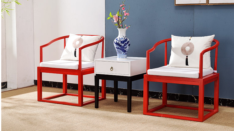 仿古太師椅，實(shí)木中式官帽椅子