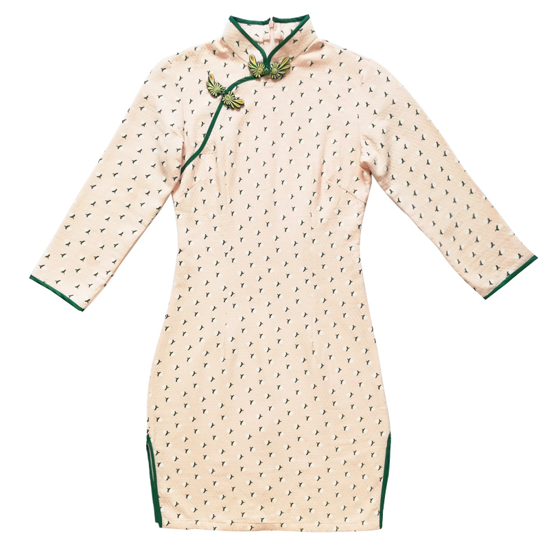 四款別樣小清新旗袍，甜美文藝家佳樂文學(xué)旗袍