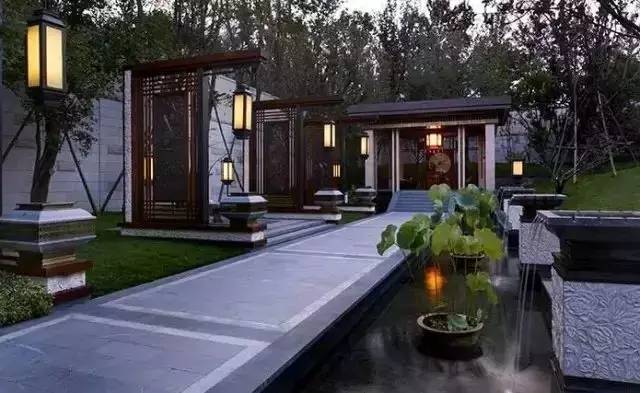 論新中式建筑中的景觀(guān)手法，傳統(tǒng)藝術(shù)構(gòu)造