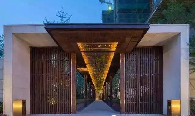 100個(gè)新中式入口，中國(guó)新中式建筑的精髓