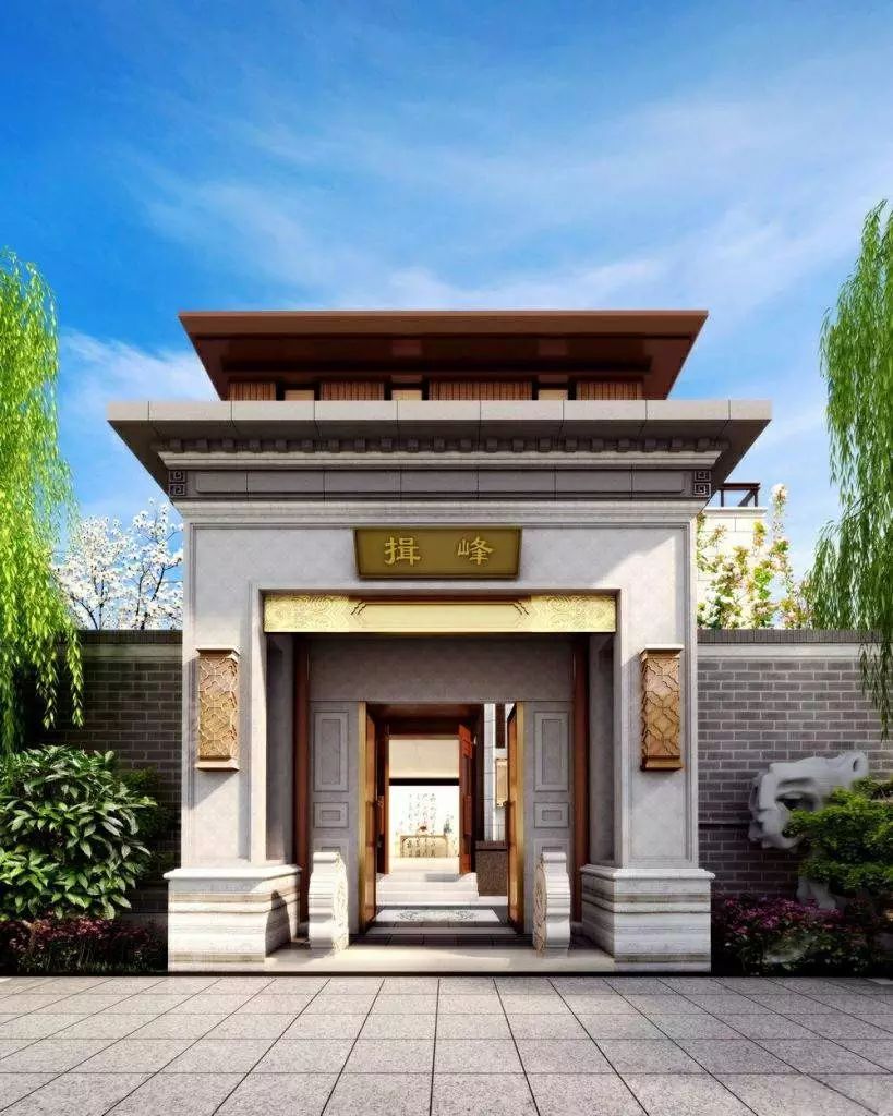 100個新中式入口，中國新中式建筑的精髓