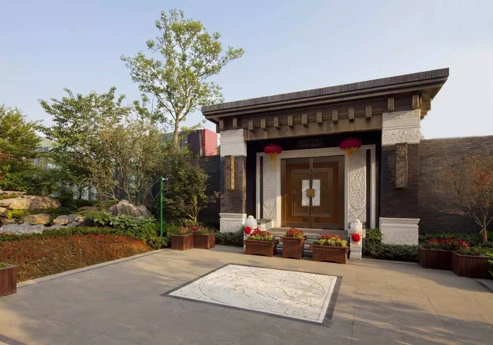 100個(gè)新中式入口，中國(guó)新中式建筑的精髓