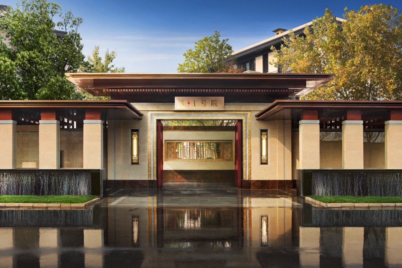 100個(gè)新中式入口，中國(guó)新中式建筑的精髓