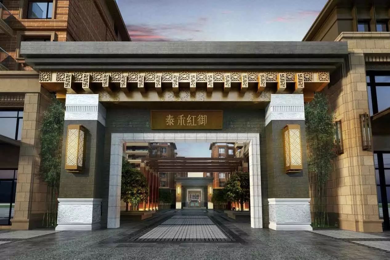 100個(gè)新中式入口，中國(guó)新中式建筑的精髓