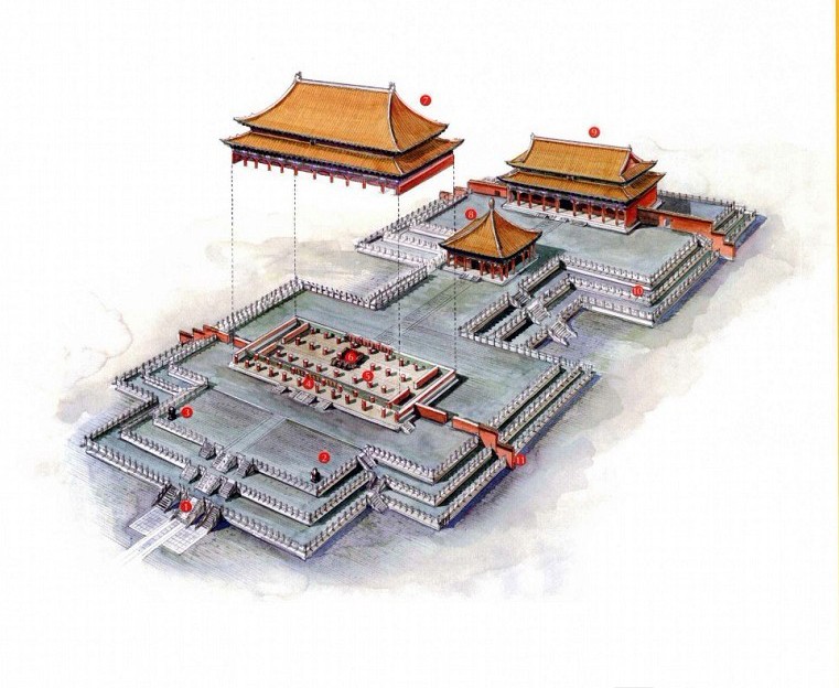 穿墻透壁，手繪中國(guó)古代經(jīng)典古建筑