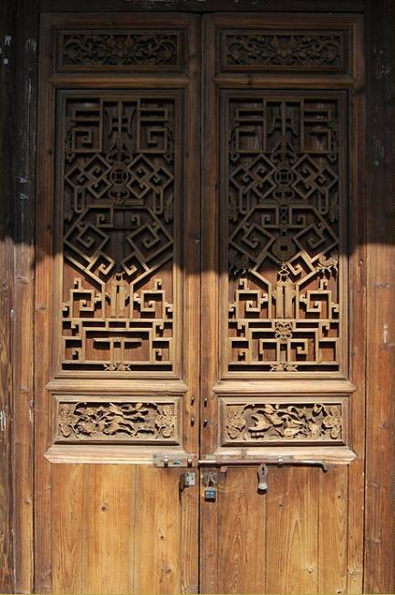 古建筑的眼睛，花樣隔窗