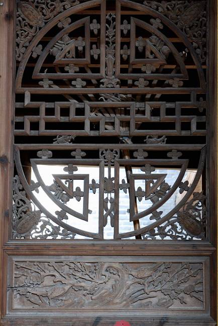 古建筑的眼睛，花樣隔窗