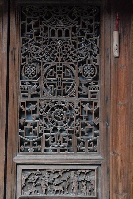 古建筑的眼睛，花樣隔窗