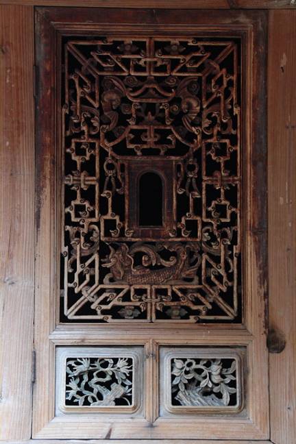 古建筑的眼睛，花樣隔窗