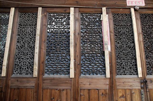 古建筑的眼睛，花樣隔窗