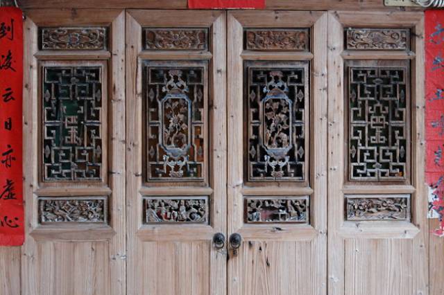 古建筑的眼睛，花樣隔窗