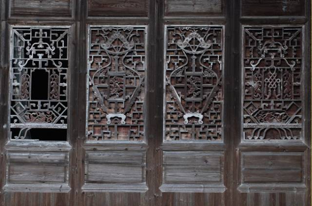 古建筑的眼睛，花樣隔窗