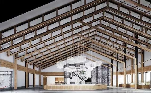 來自時光花絮，新中式建筑