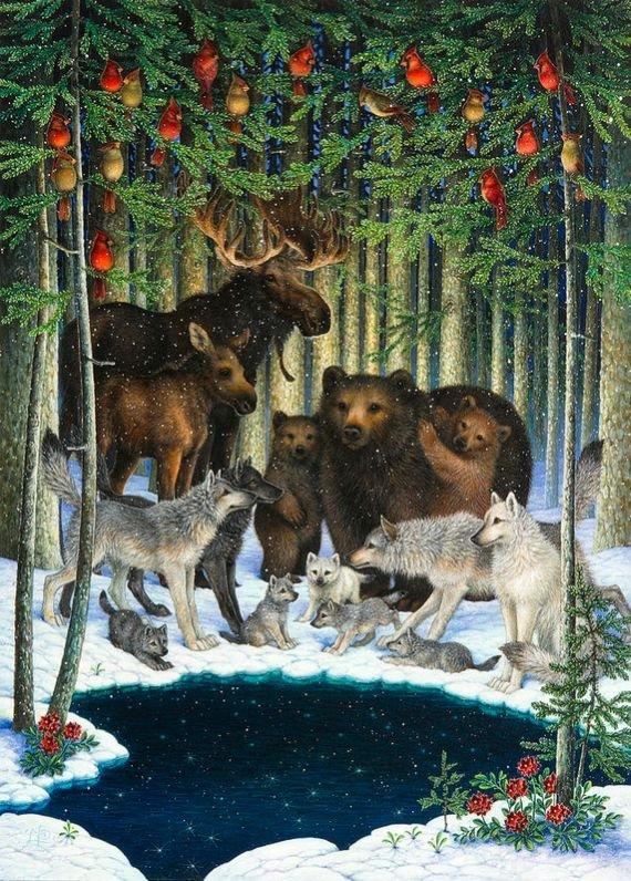 8款唯美插畫圖片，清新可愛插畫