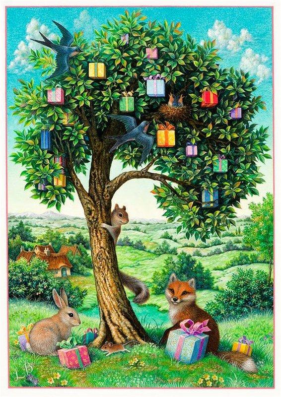 8款唯美插畫圖片，清新可愛插畫