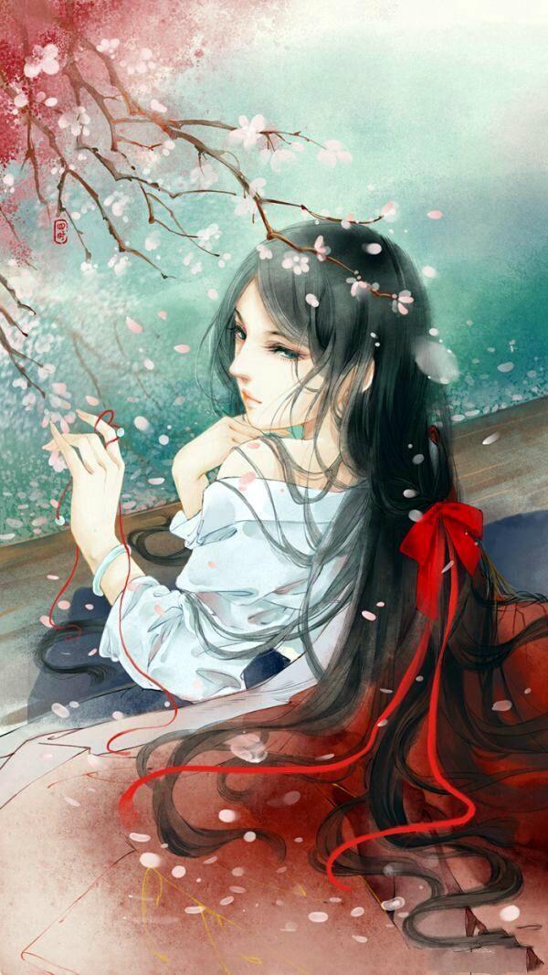 唯美古風(fēng)圖片：一句君無(wú)戲言，妾等百年