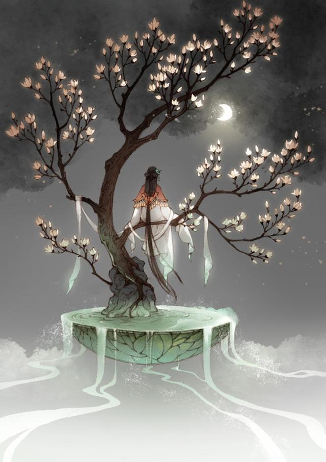 唯美古風(fēng)圖片：一句君無(wú)戲言，妾等百年