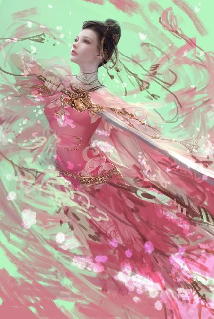 唯美古風(fēng)動(dòng)漫圖片：愛已無言，情已無聲