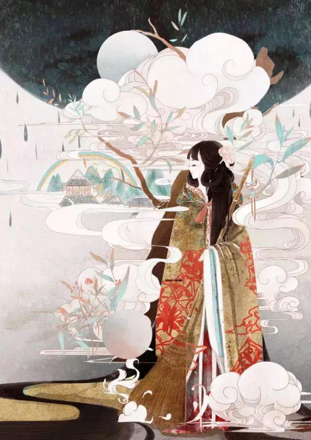 5款唯美古風(fēng)圖片：飲月千尺，寂夜成相思