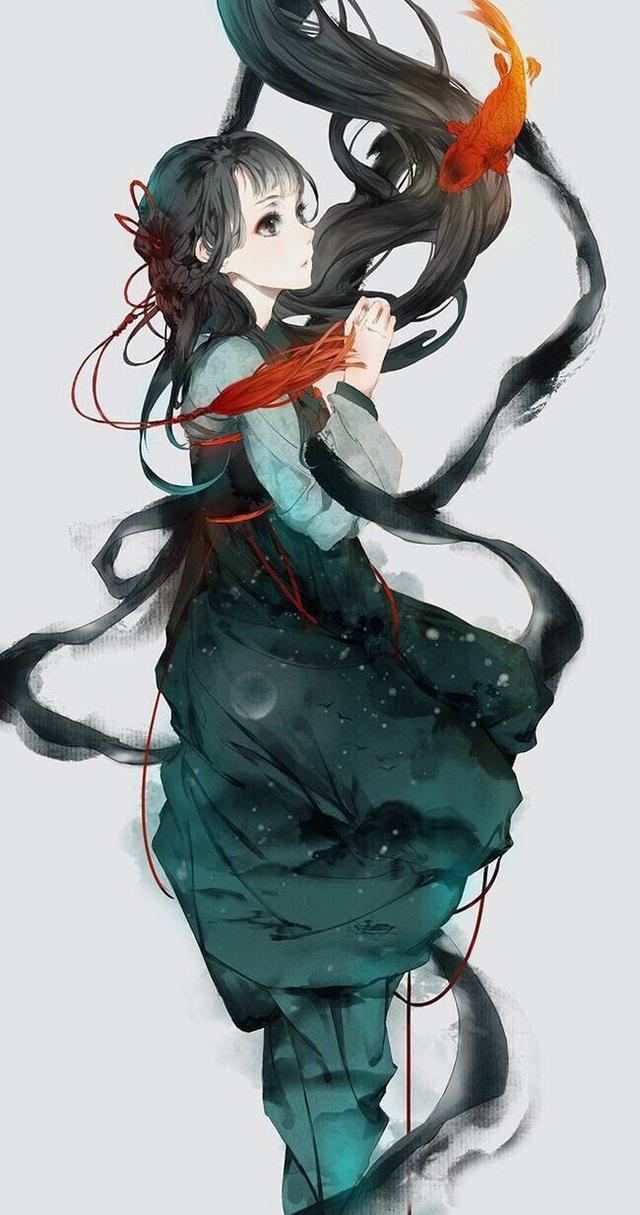 5款唯美古風(fēng)圖片：癡心灑淚悲啼，思念苦惱傷心