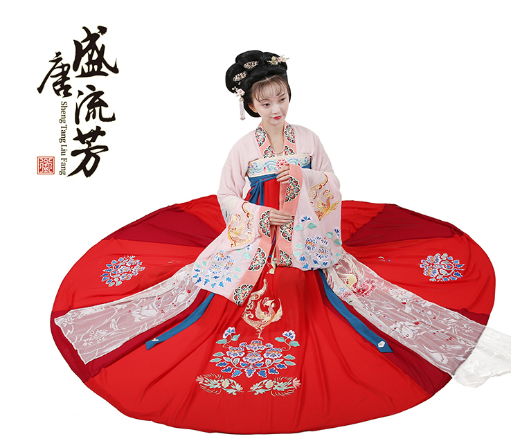 盛唐流芳漢服，窈窕淑女漢服美女