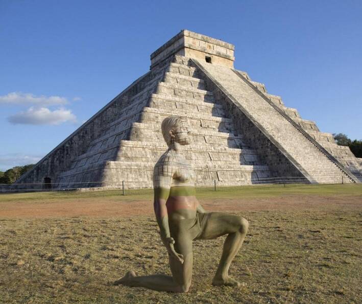 隱形的人體彩繪，異樣別致的彩繪