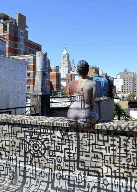 隱形的人體彩繪，異樣別致的彩繪