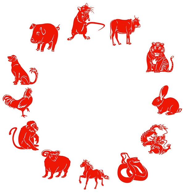 十二生肖剪紙，吉祥安康的剪紙