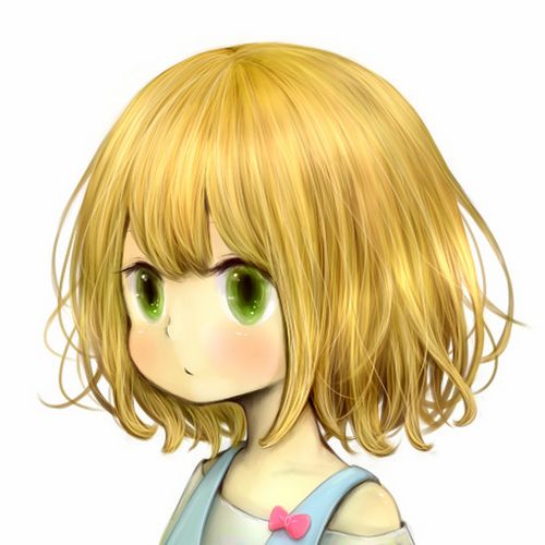 唯美女生插畫圖片，4款超萌小女生