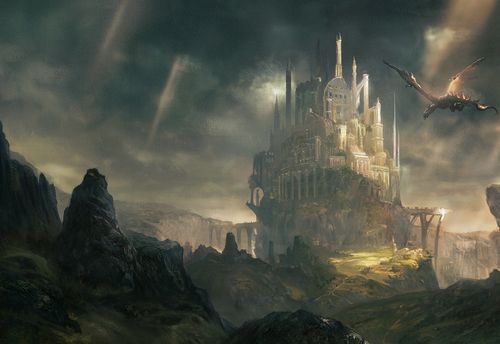 4款場景插畫圖片，浩瀚的天空美！