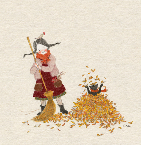 韓國(guó)插畫師s.hee作品：致我們美麗的日子