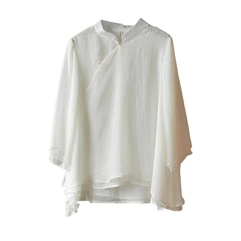 禪意文藝旗袍漢服，家佳樂文學(xué)禪服圖片